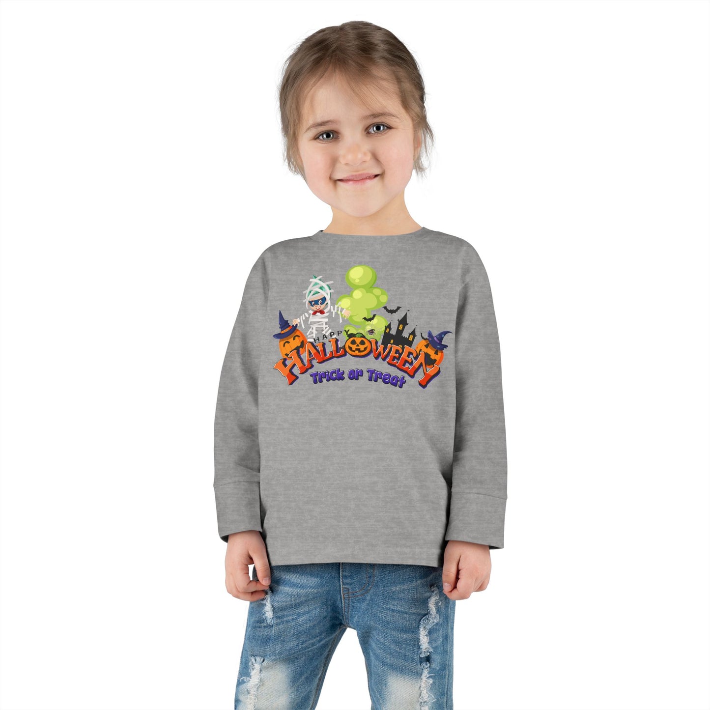 Toddler Long Sleeve Tee - Trick or Treat
