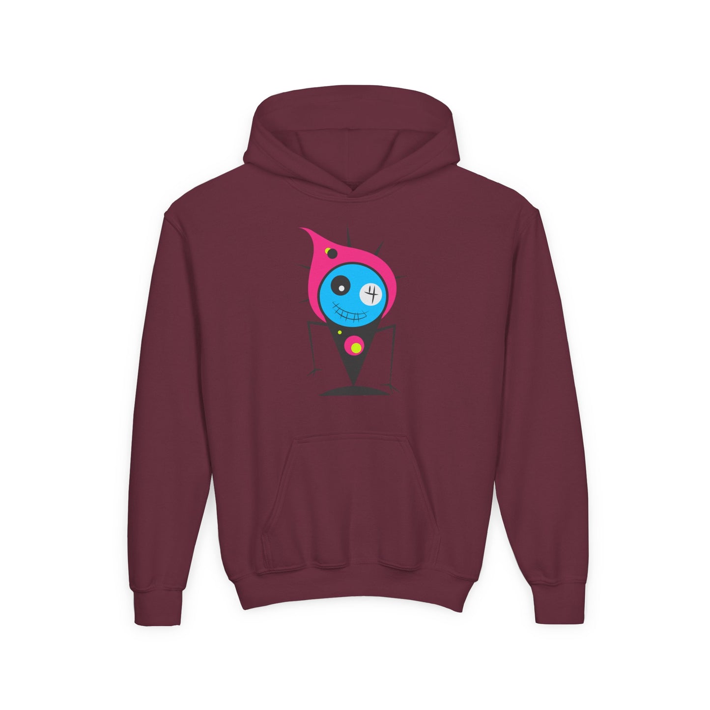 Youth Heavy Blend Hooded Sweatshirt -  Fire monster