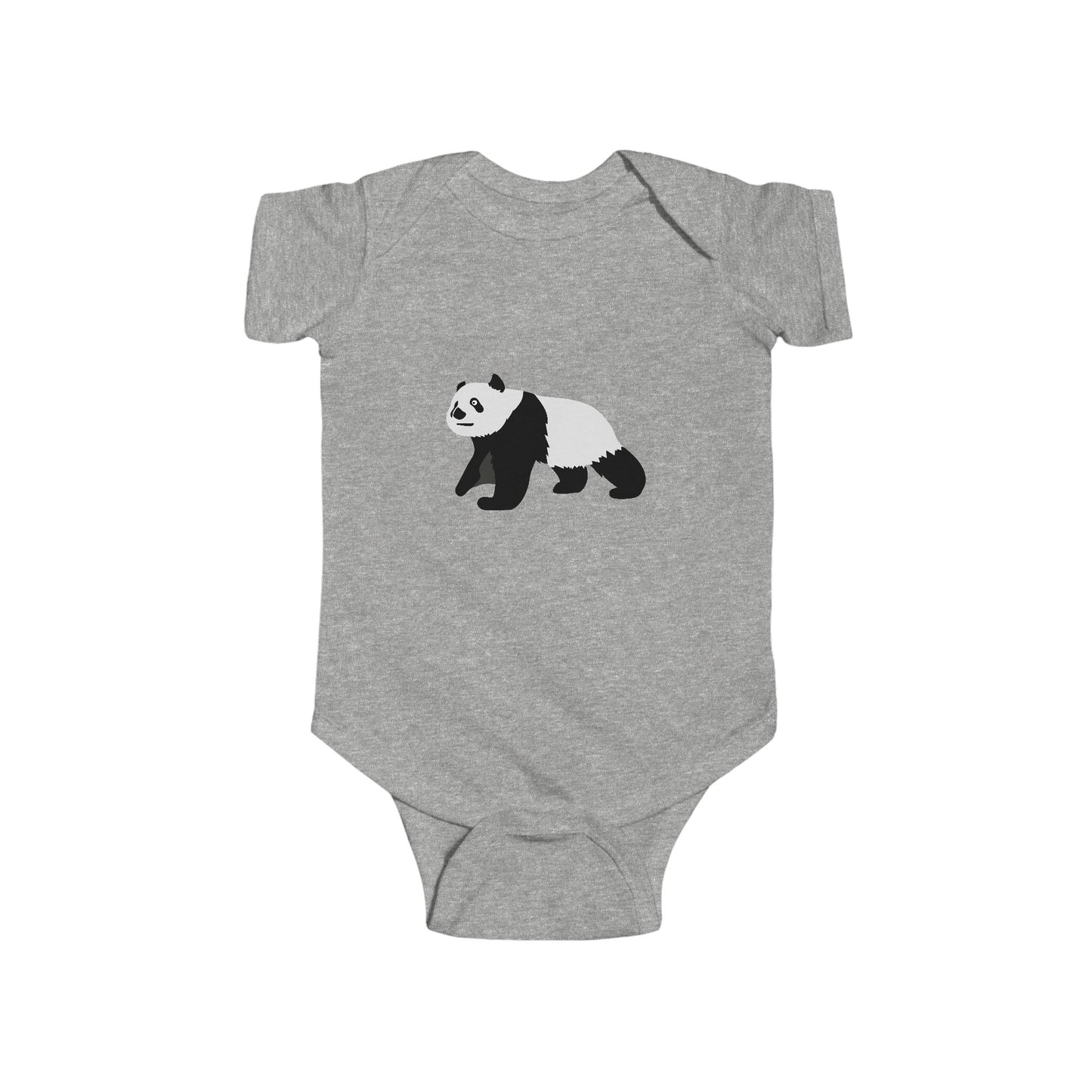 Infant Fine Jersey Bodysuit - Curious panda