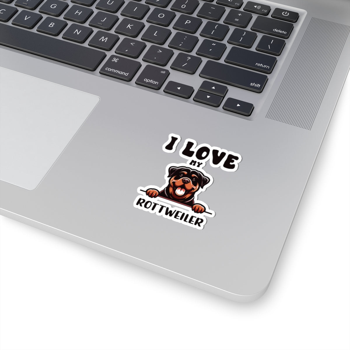Kiss-Cut Vinyl Decals - I love my Rottweiler