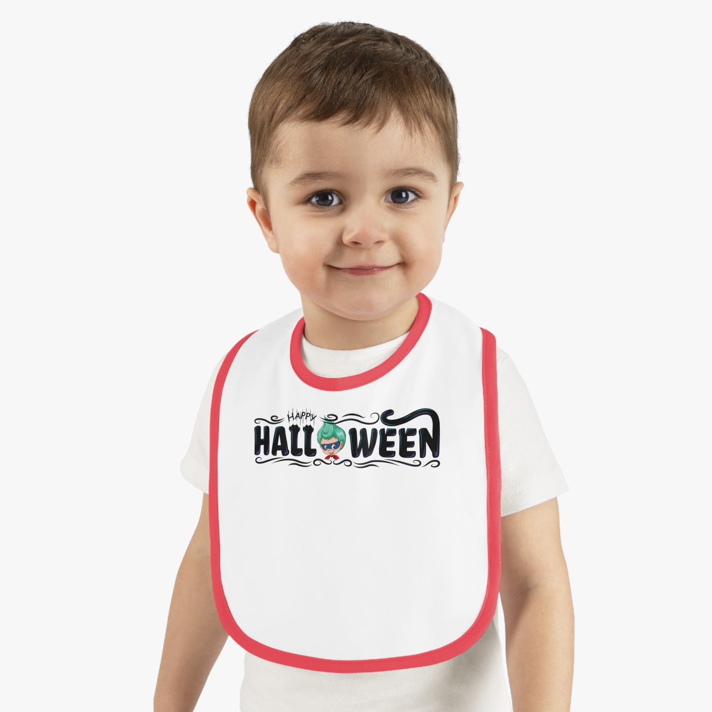 Baby Bib - Happy halloween by super kiddo