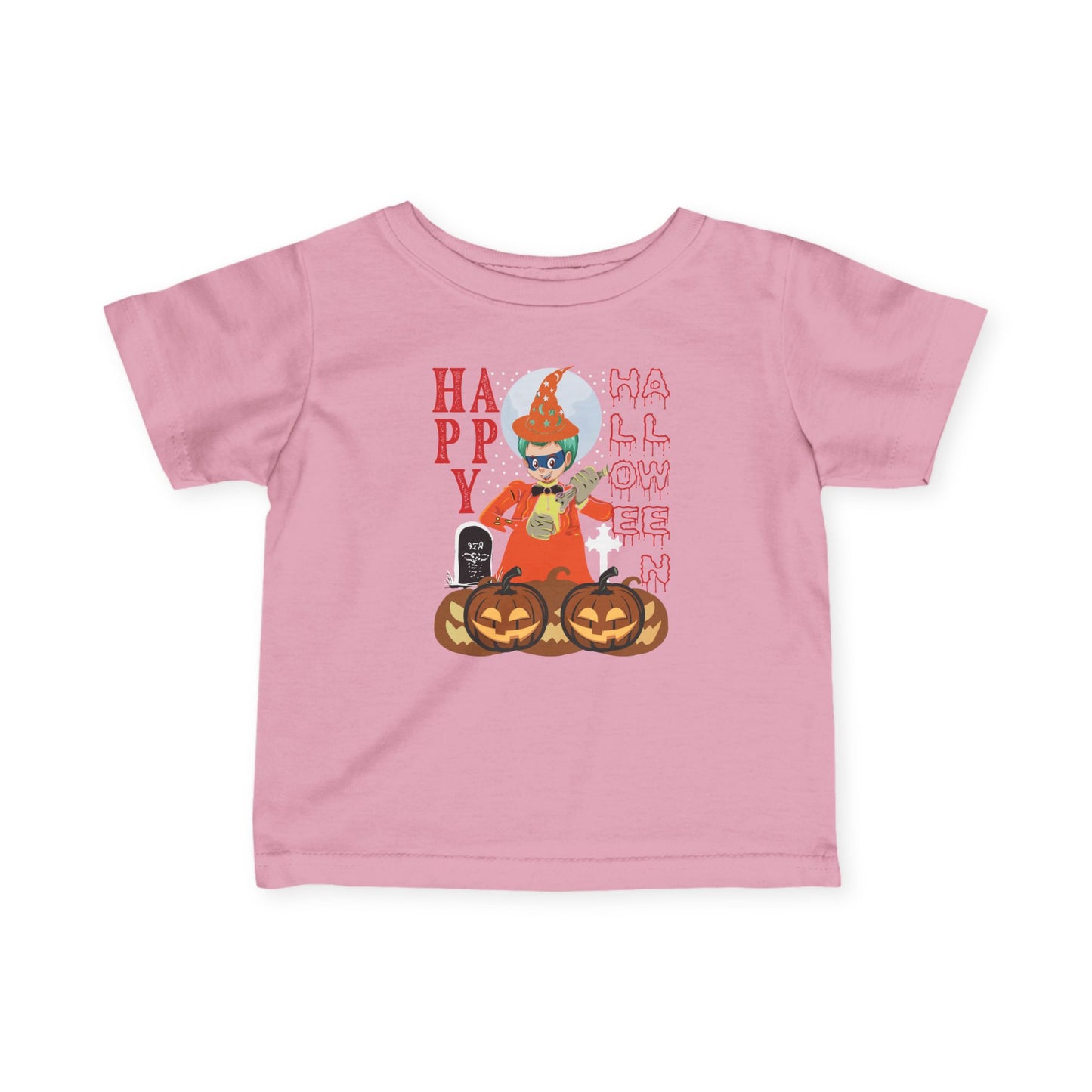 Infant Fine Jersey Tee - Holloween design by super kiddo