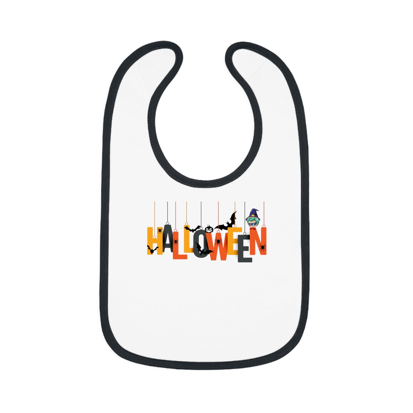 Baby Bib - Holloween hanging letters