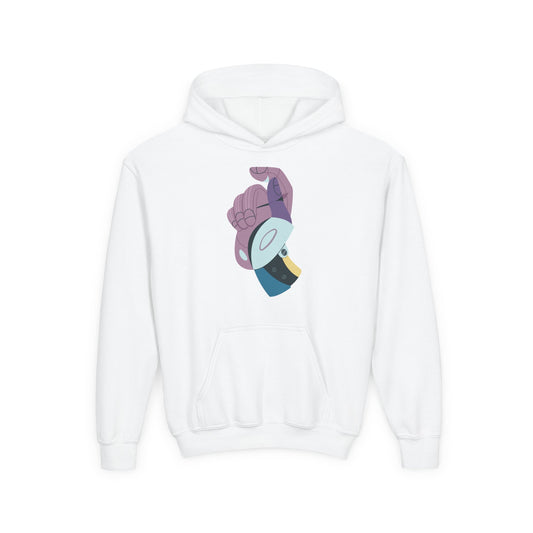 Youth Heavy Blend Hooded Sweatshirt - Hand