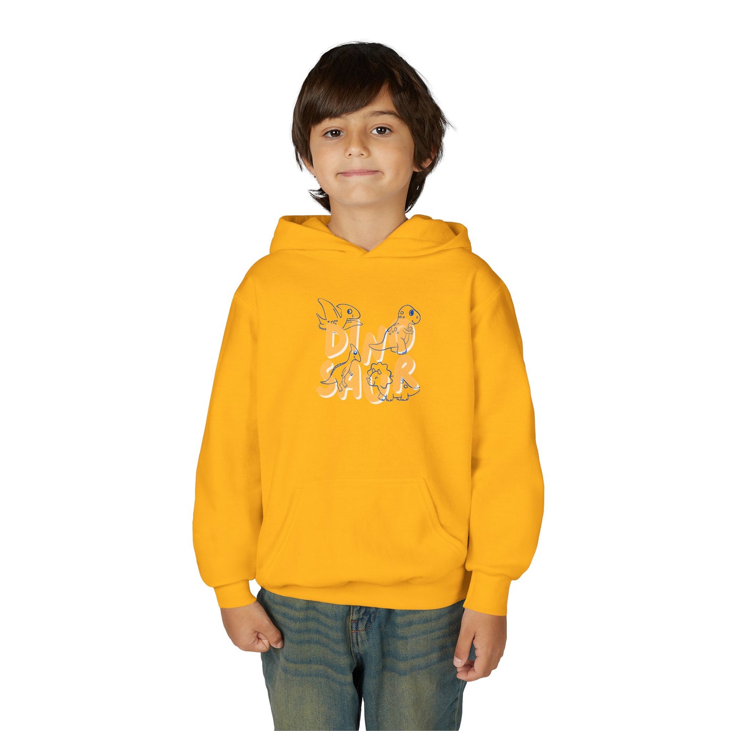 Youth Heavy Blend Hooded Sweatshirt - Dino-saur
