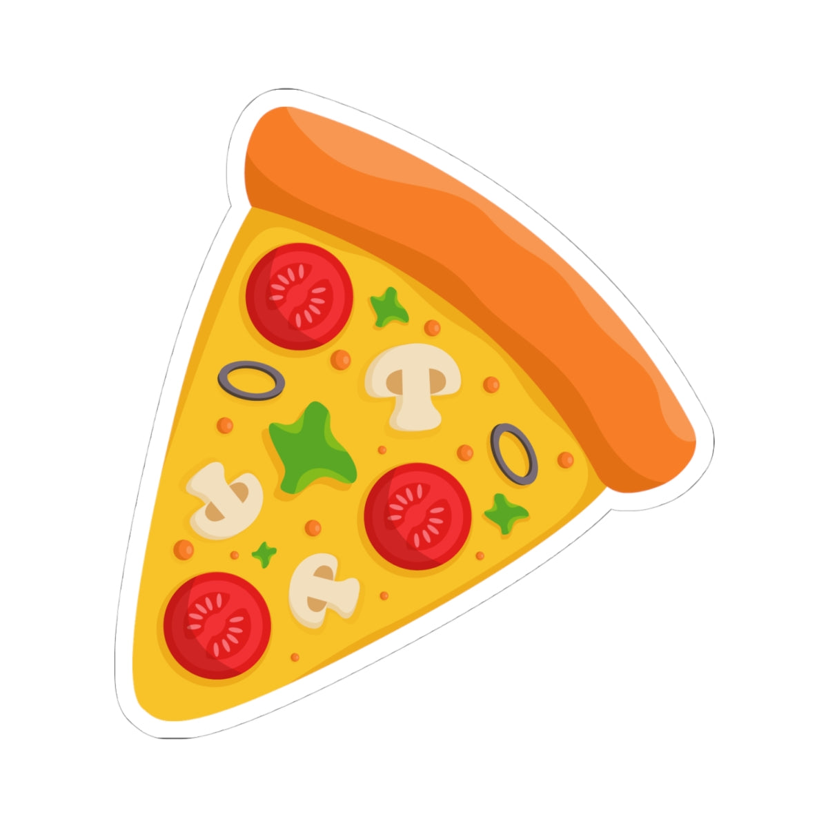 Kiss-Cut Stickers - Pizza slice