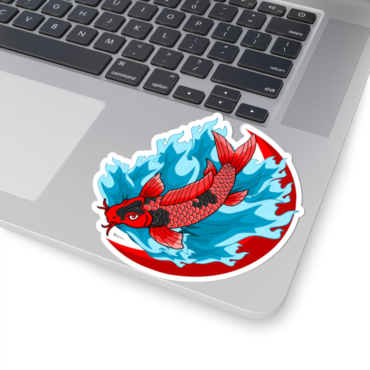 Kiss-Cut Vinyl Decals - Red koi