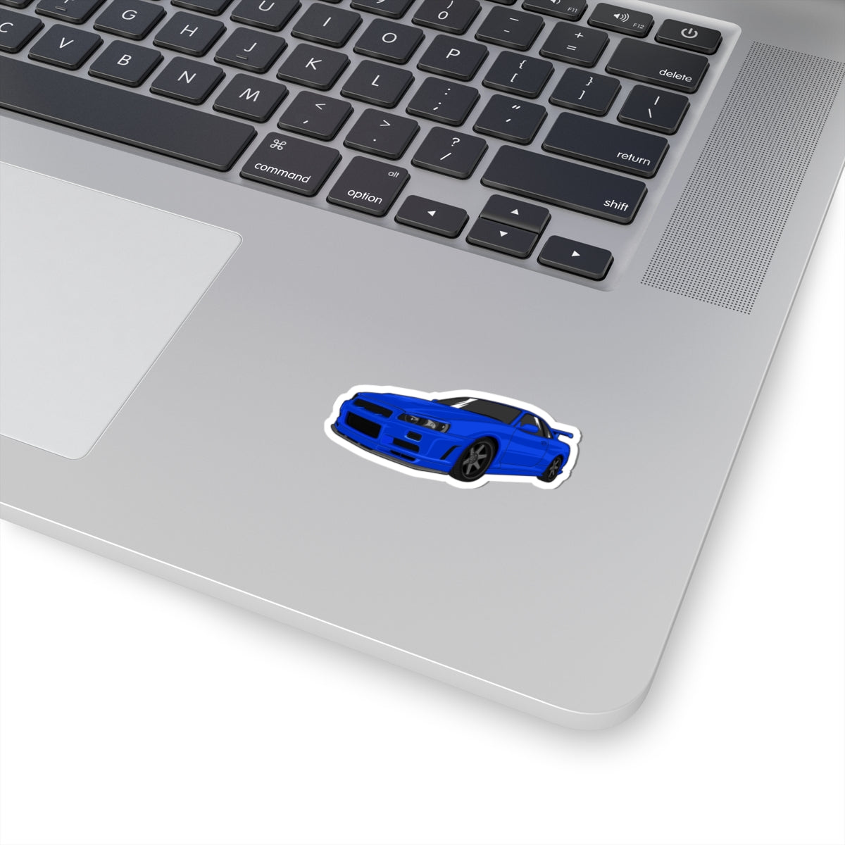 Kiss-Cut Stickers - Blue sports car