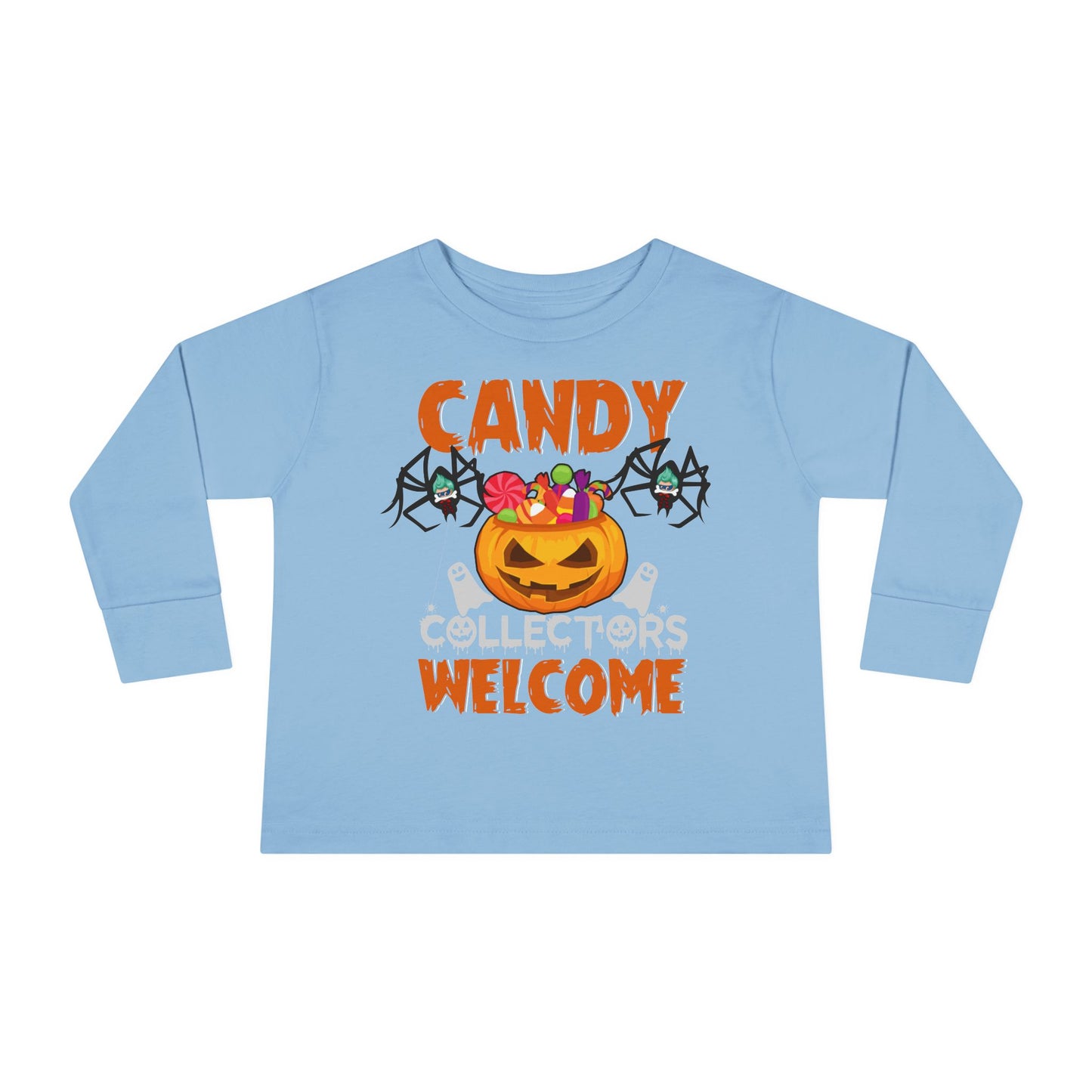 Toddler Long Sleeve Tee - Candy collectors by super kiddo