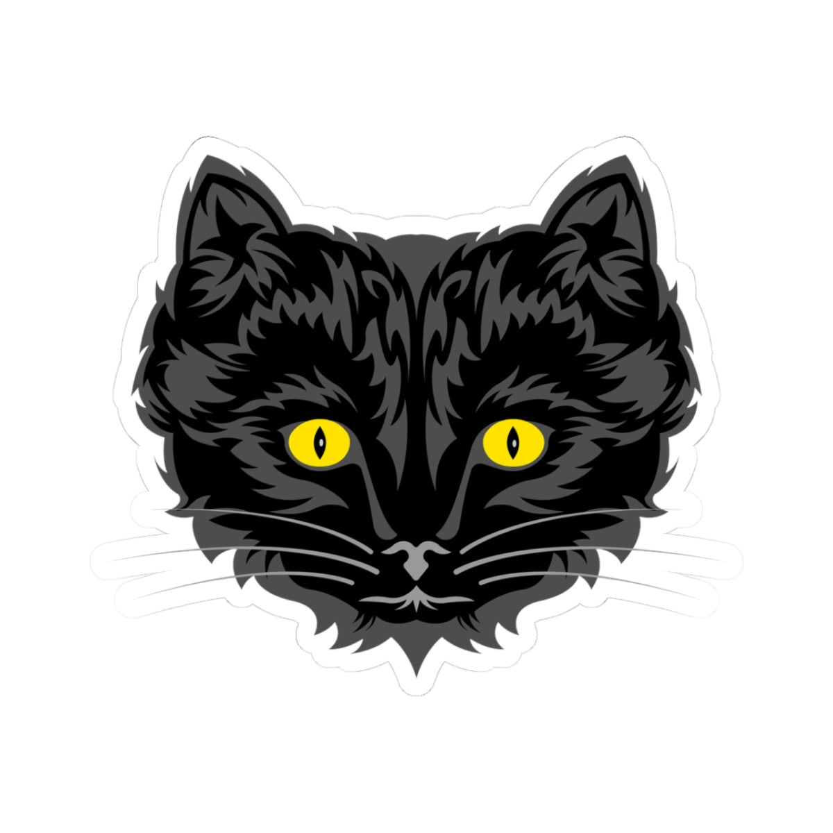 Kiss-Cut Stickers - Face kitten