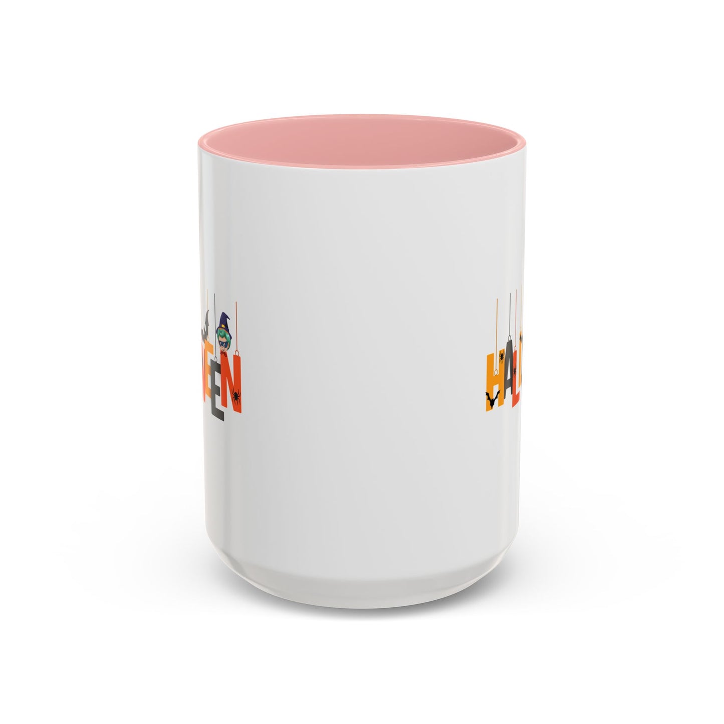 Accent Coffee Mug - Holloween hanging letters