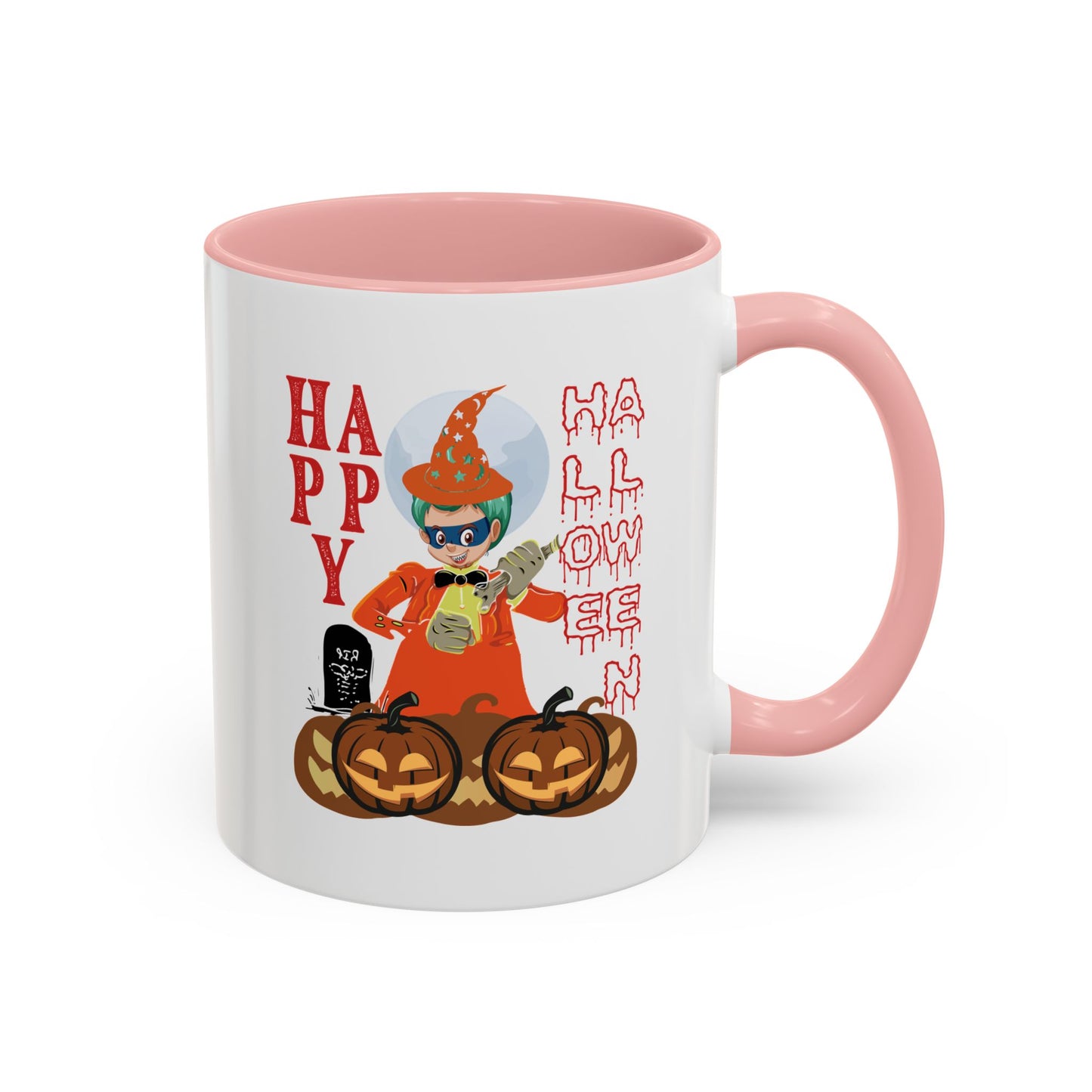 Accent Coffee Mug - Holloween design by super kiddo