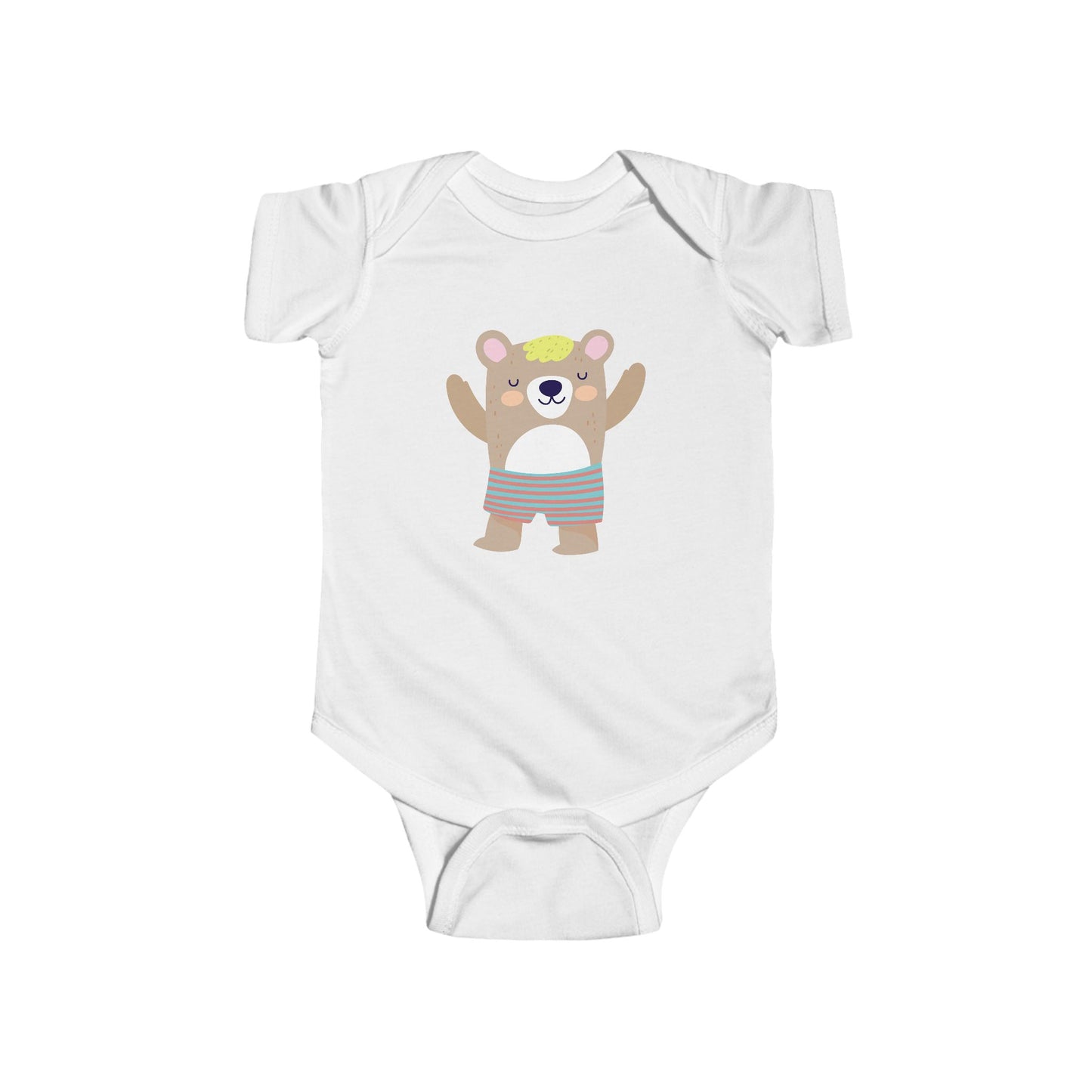Infant Fine Jersey Bodysuit - Sleeping Bear