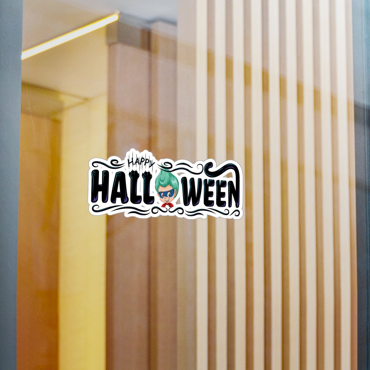 Halloween Kiss-Cut Vinyl Decals – Happy halloween by super kiddo