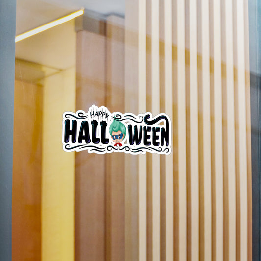 Halloween Kiss-Cut Vinyl Decals – Happy halloween by super kiddo