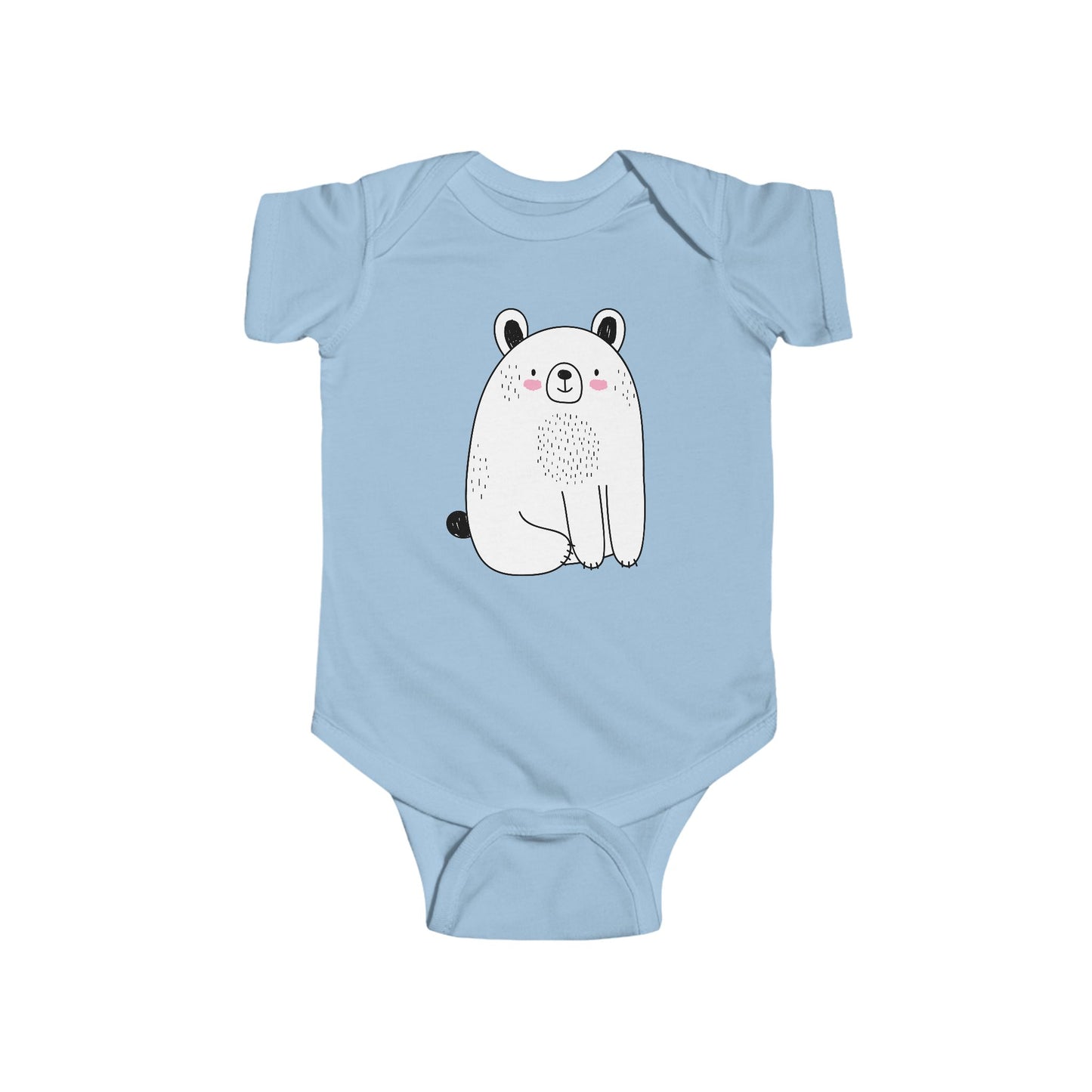 Infant Fine Jersey Bodysuit - Adorable bear