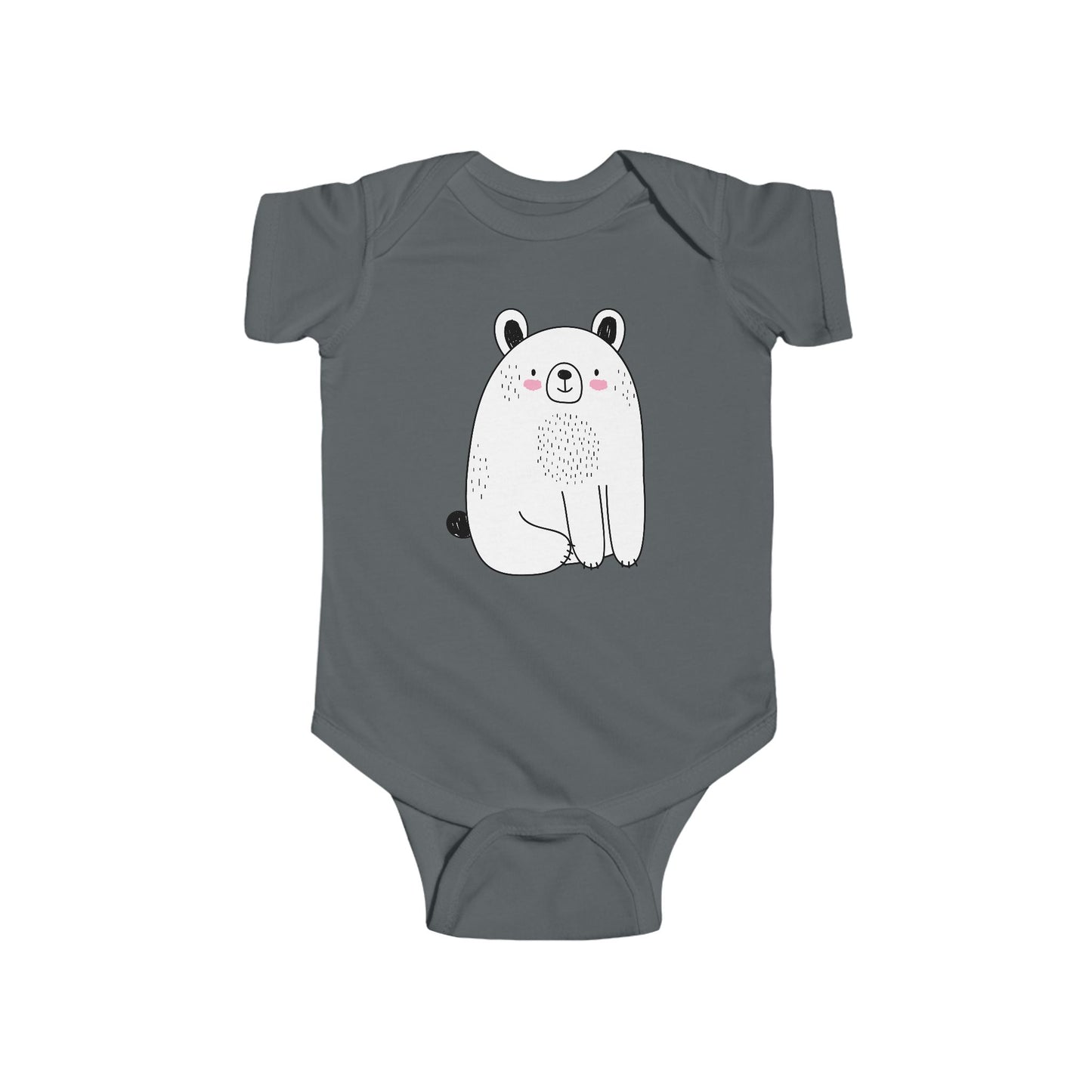 Infant Fine Jersey Bodysuit - Adorable bear