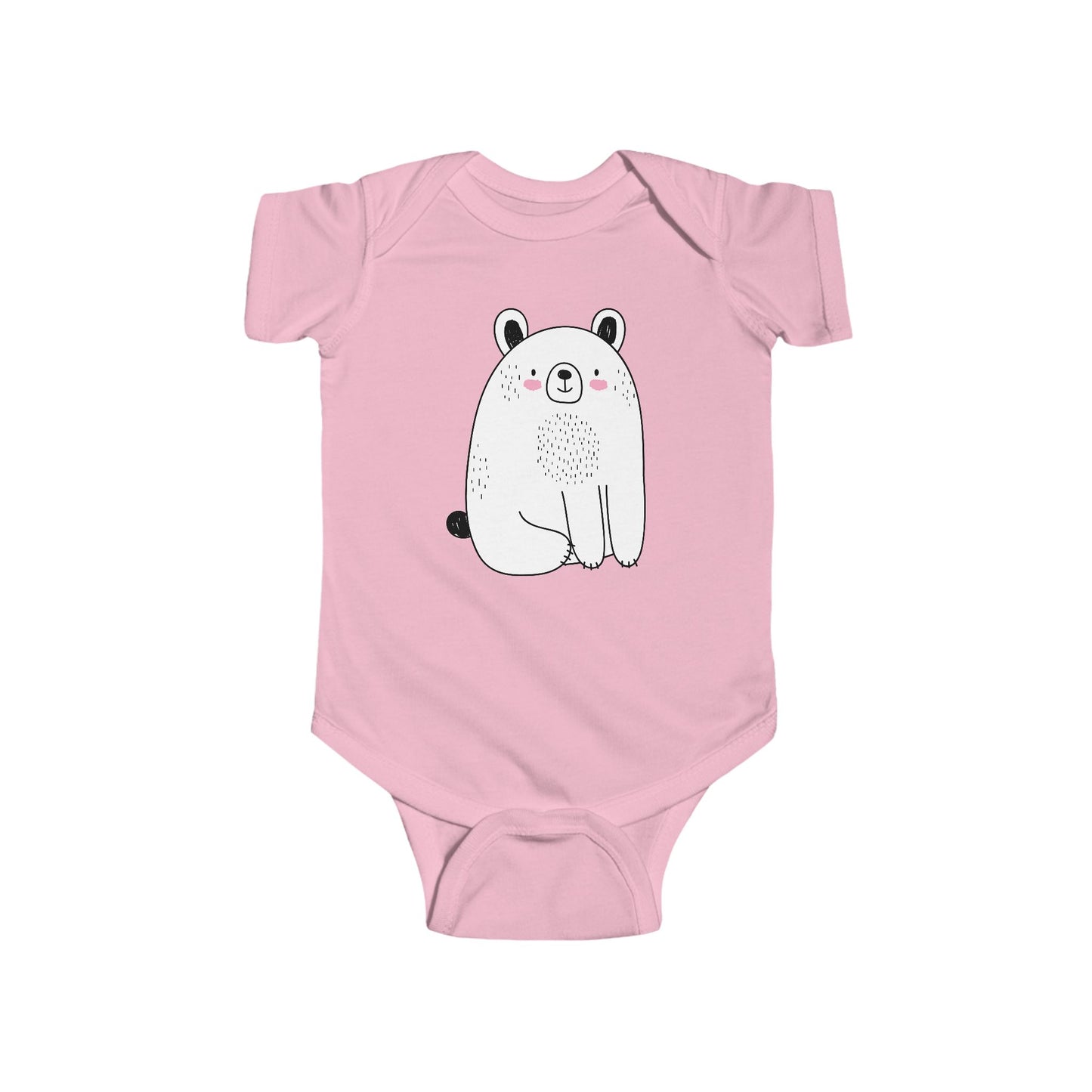 Infant Fine Jersey Bodysuit - Adorable bear