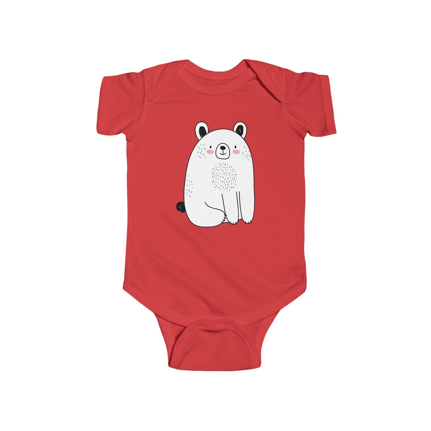 Infant Fine Jersey Bodysuit - Adorable bear