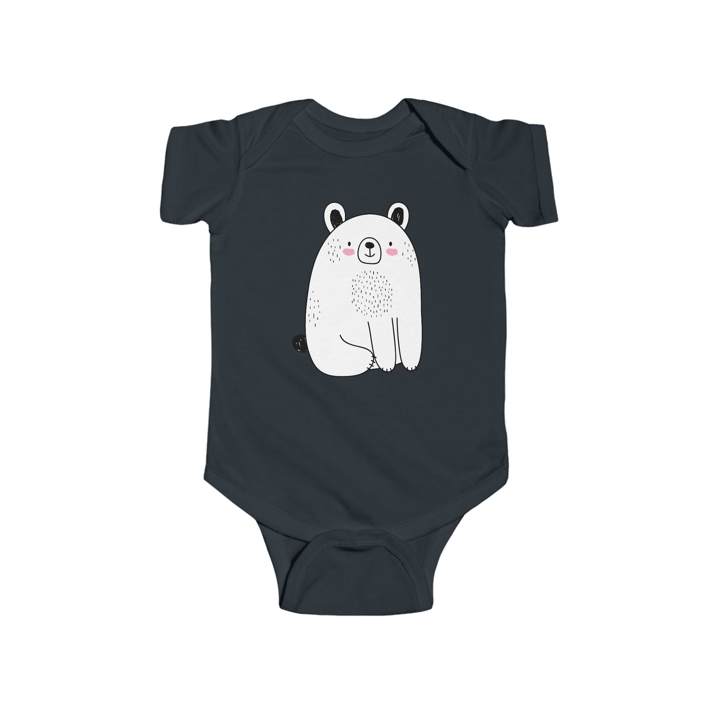 Infant Fine Jersey Bodysuit - Adorable bear