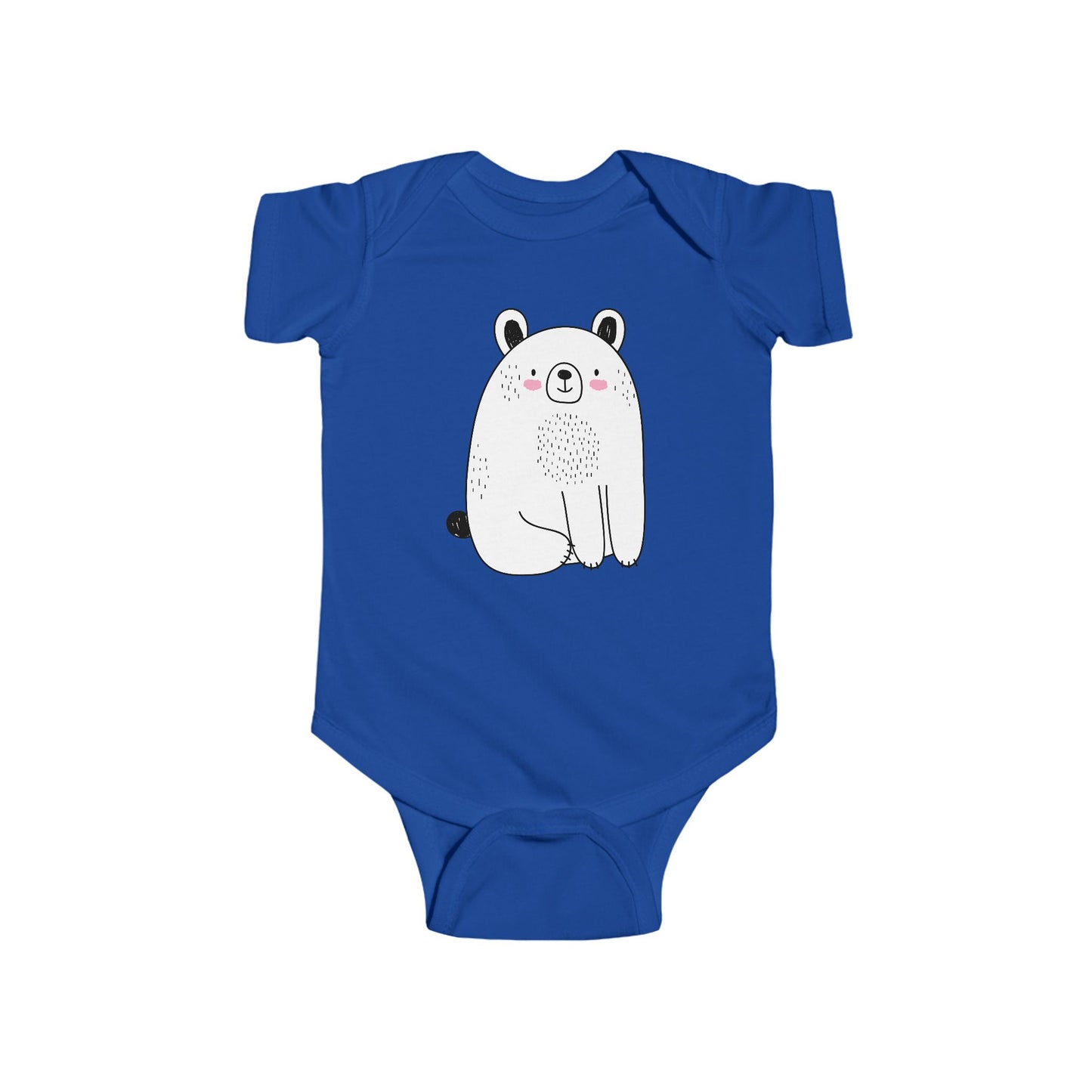 Infant Fine Jersey Bodysuit - Adorable bear