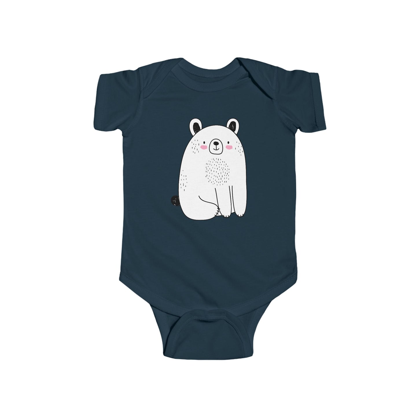 Infant Fine Jersey Bodysuit - Adorable bear