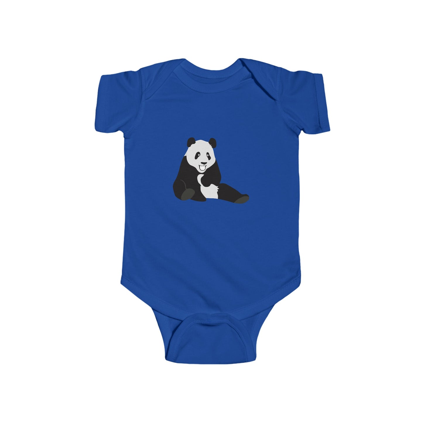 Infant Fine Jersey Bodysuit - Laughing panda