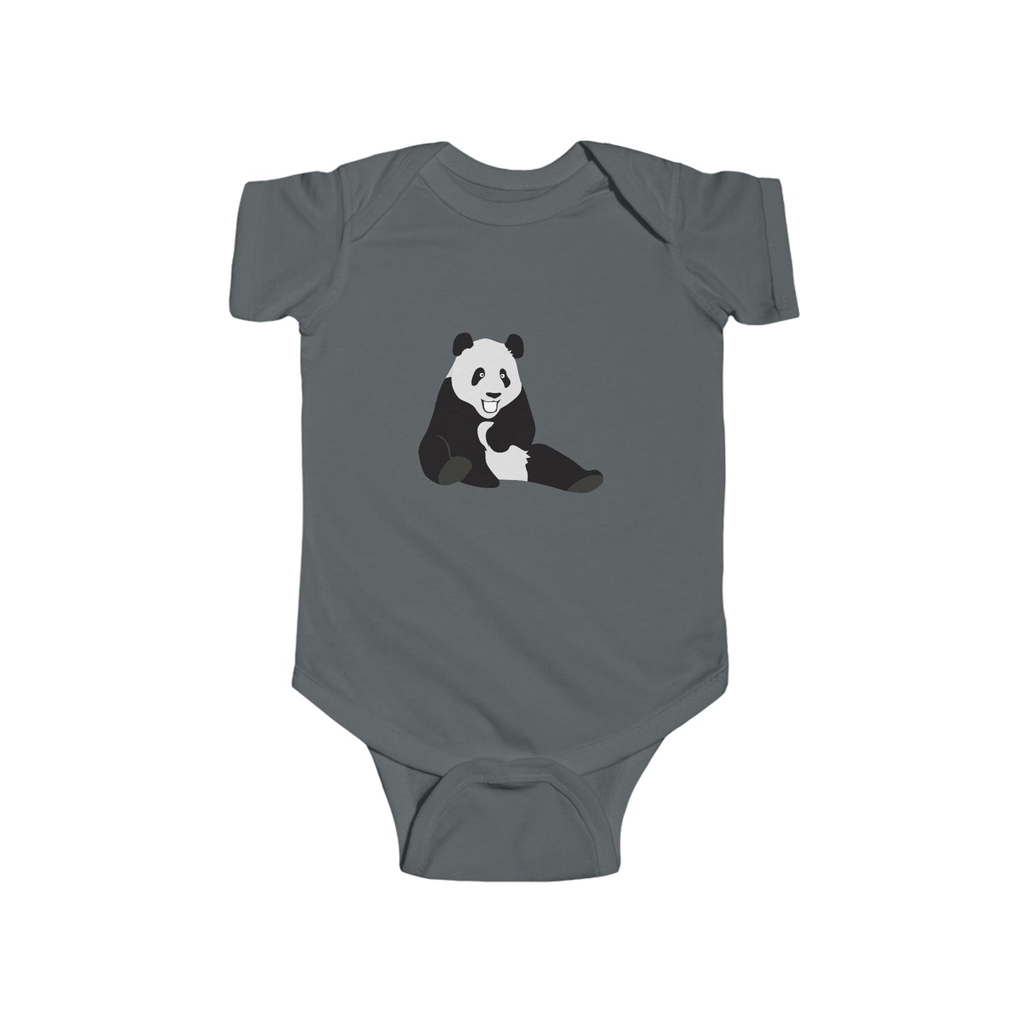 Infant Fine Jersey Bodysuit - Laughing panda