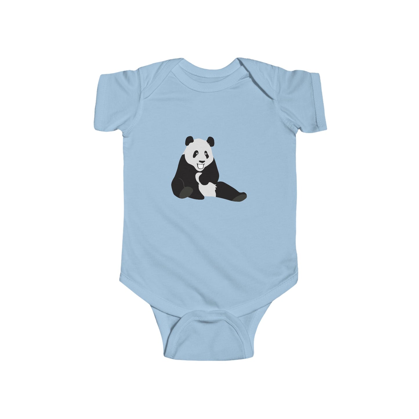 Infant Fine Jersey Bodysuit - Laughing panda