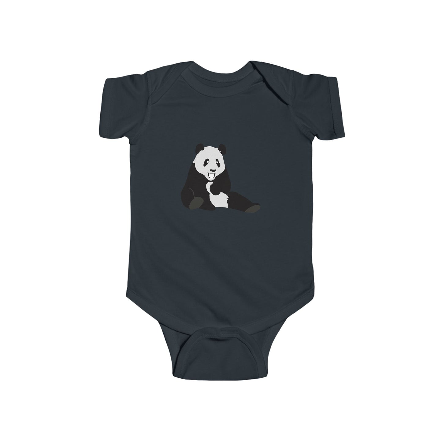 Infant Fine Jersey Bodysuit - Laughing panda