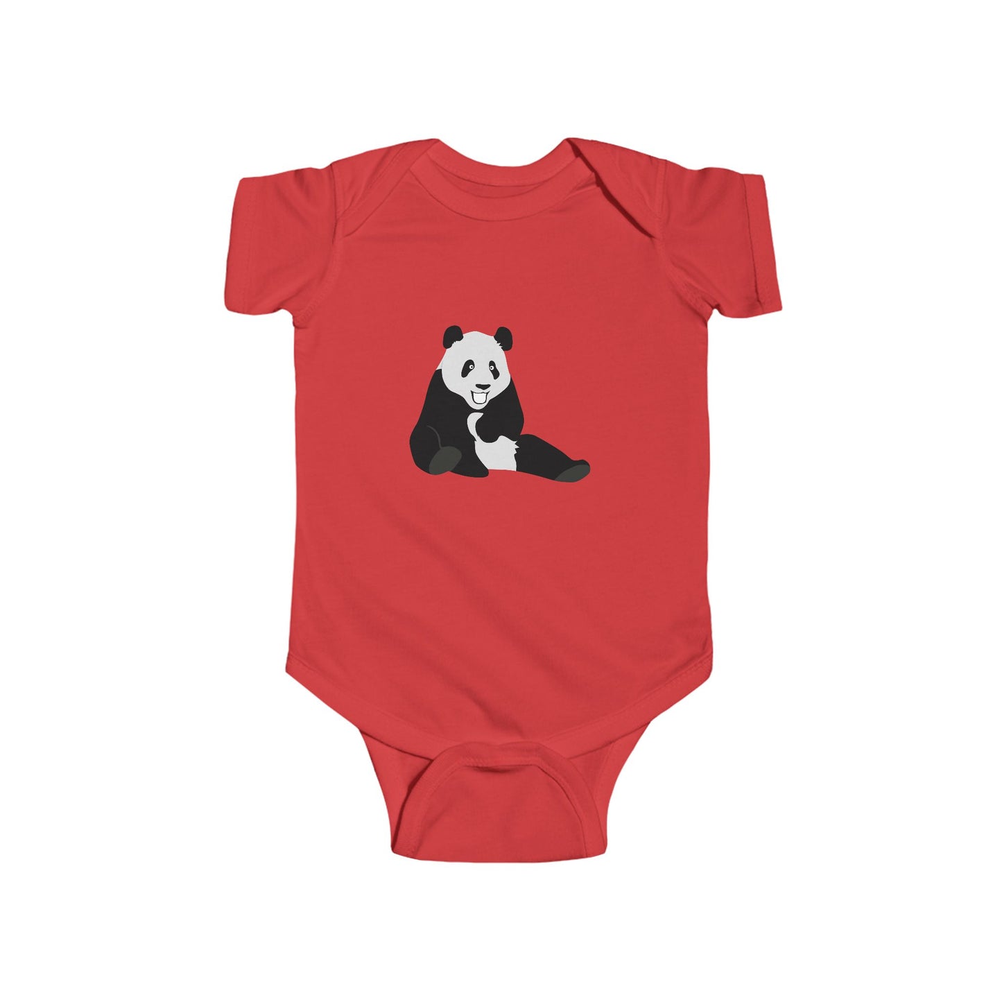Infant Fine Jersey Bodysuit - Laughing panda