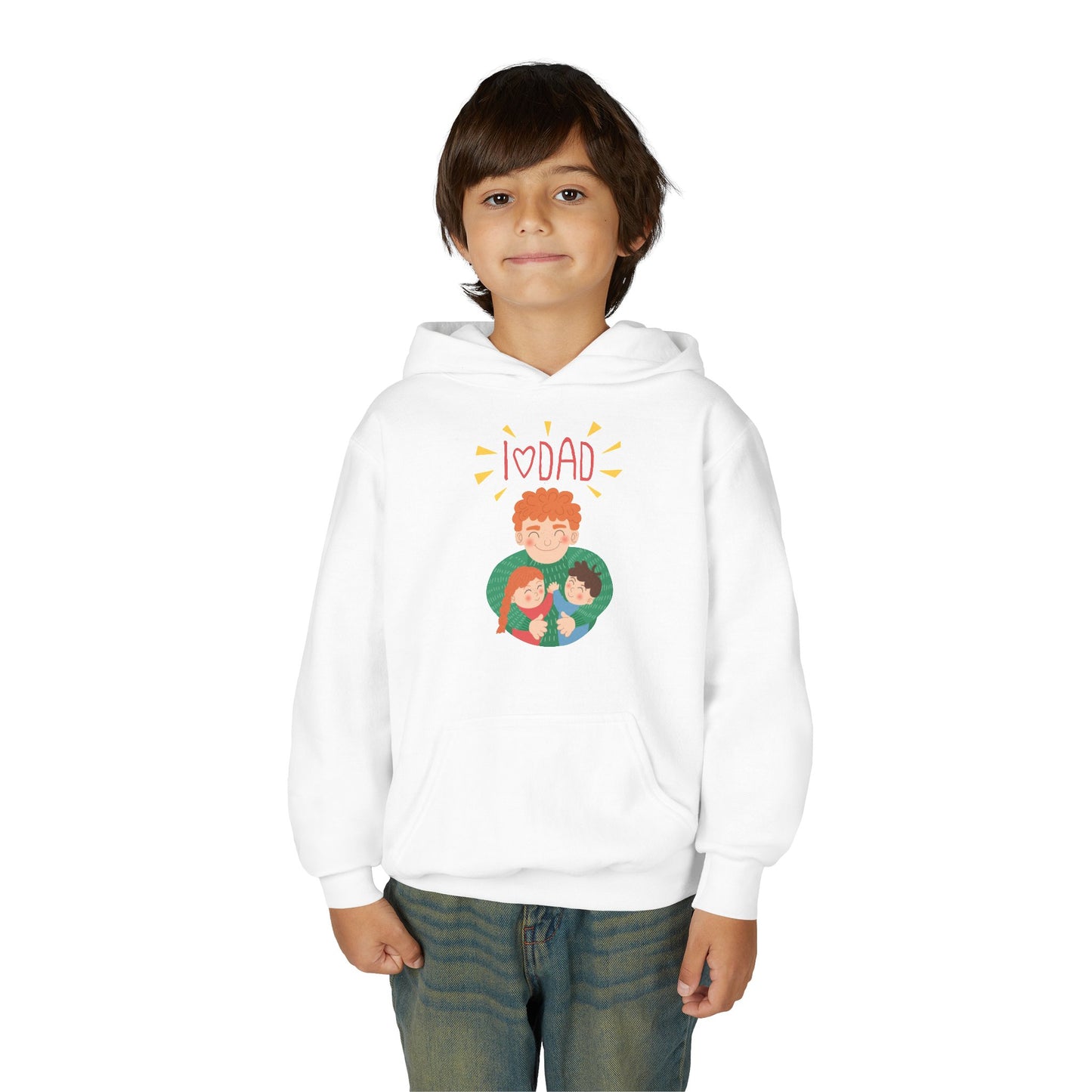 Youth Heavy Blend Hooded Sweatshirt - Daddys love