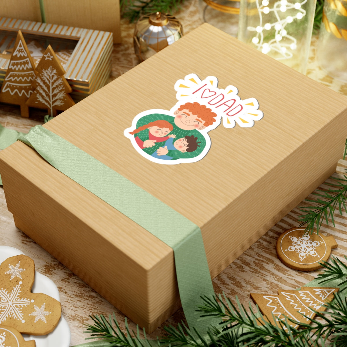 Kiss-Cut Vinyl Decals - Daddys love