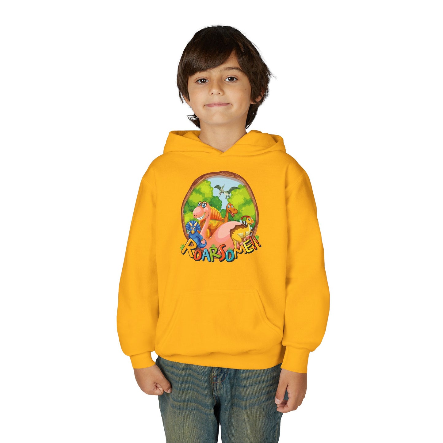 Youth Heavy Blend Hooded Sweatshirt - Roarsome