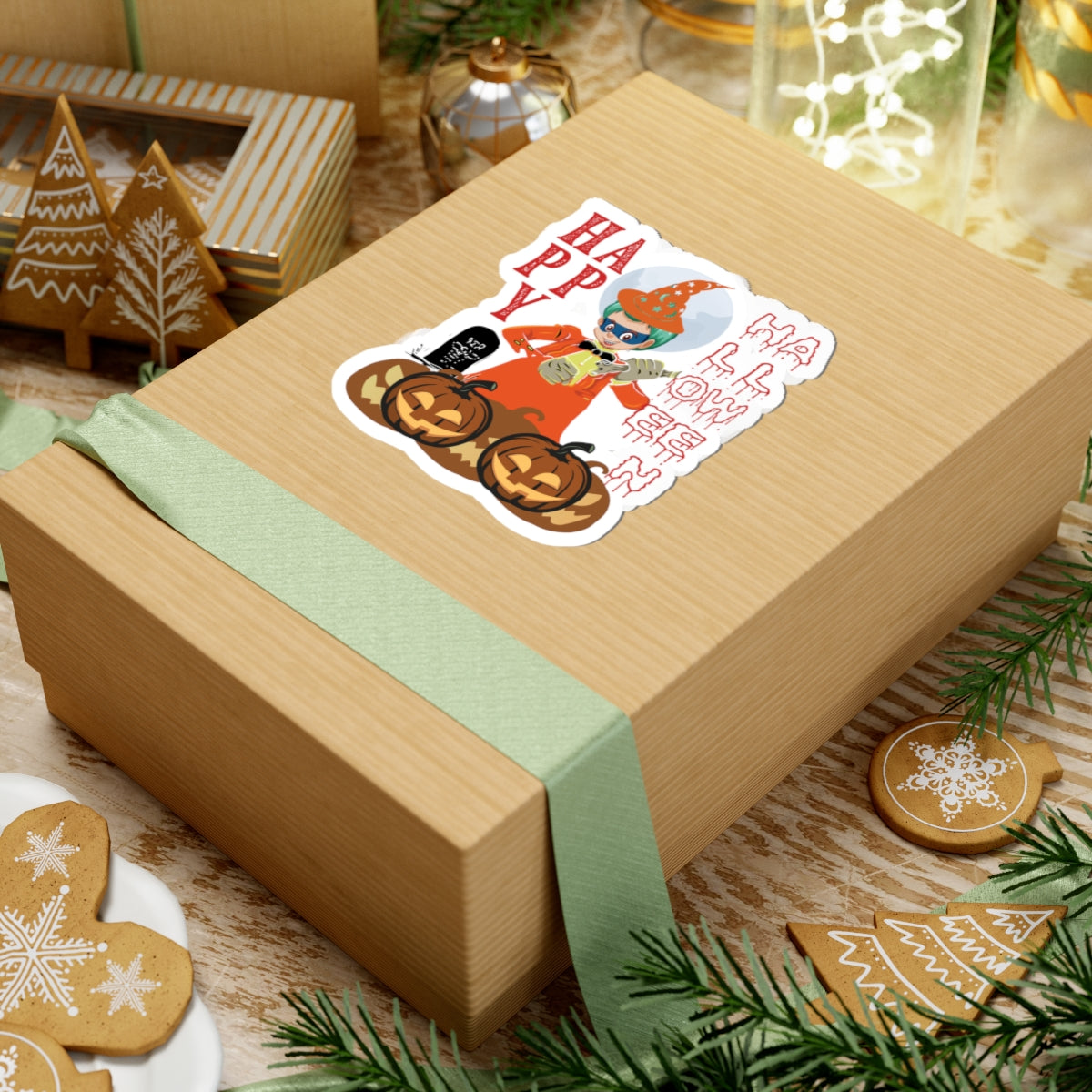 Kiss-Cut Stickers - Holloween design by super kiddo