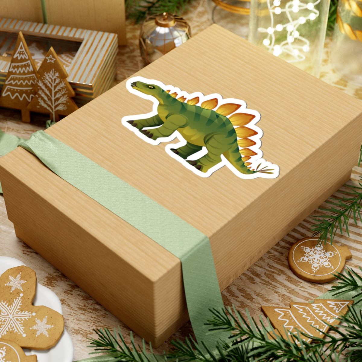 Kiss-Cut Vinyl Decals - Stegosaurus