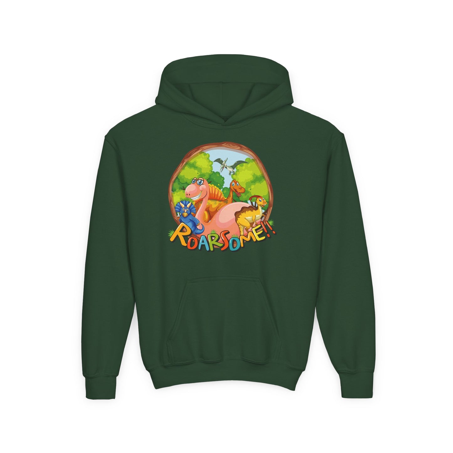 Youth Heavy Blend Hooded Sweatshirt - Roarsome