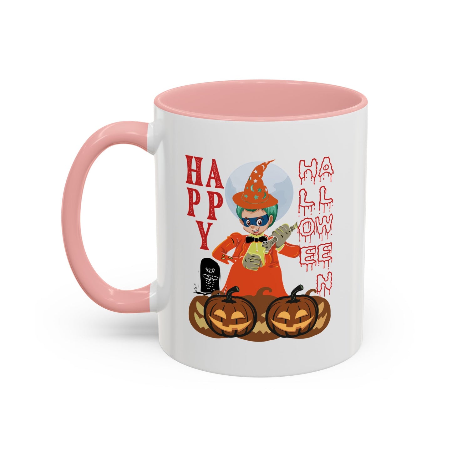 Accent Coffee Mug - Holloween design by super kiddo