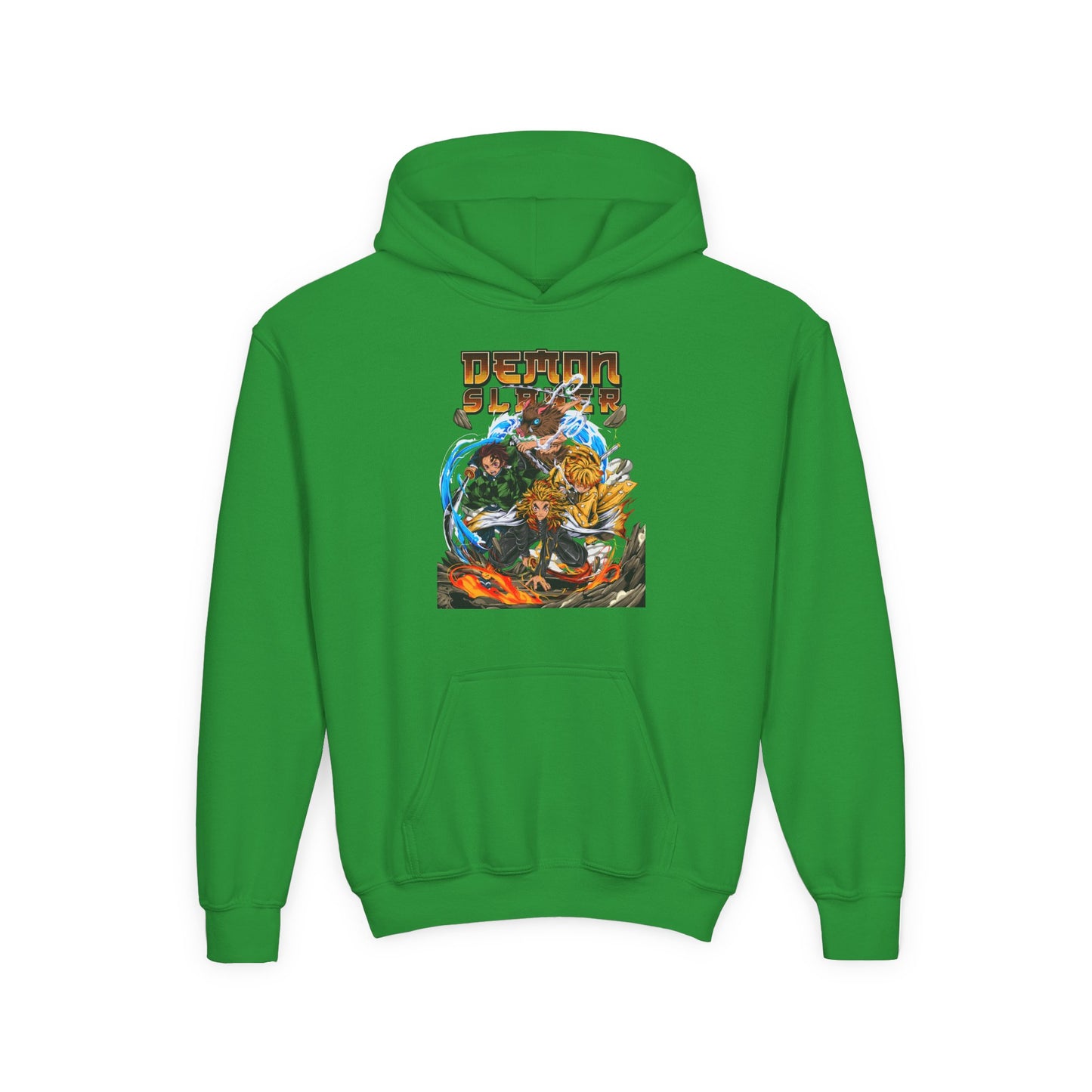 Youth Heavy Blend Hooded Sweatshirt - Demon slayer