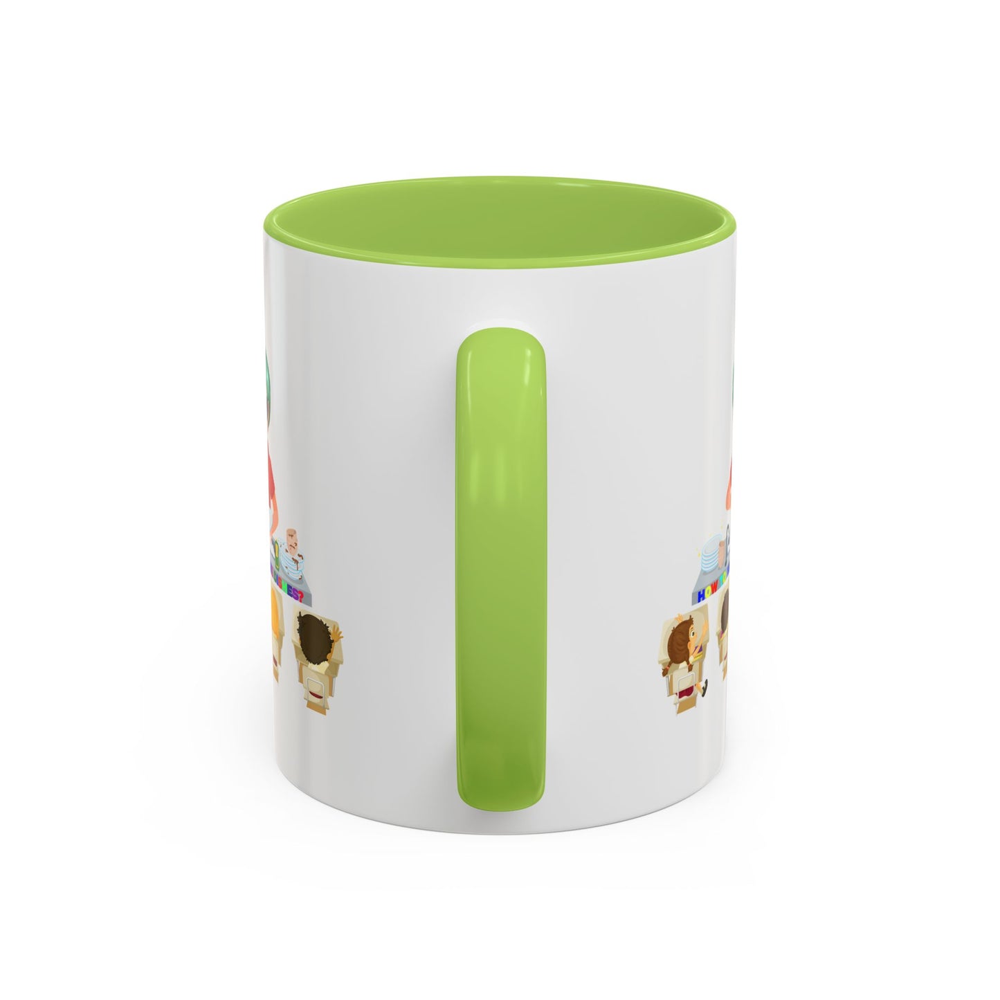 Accent Coffee Mug - Little kiddo teaching to wash dishes