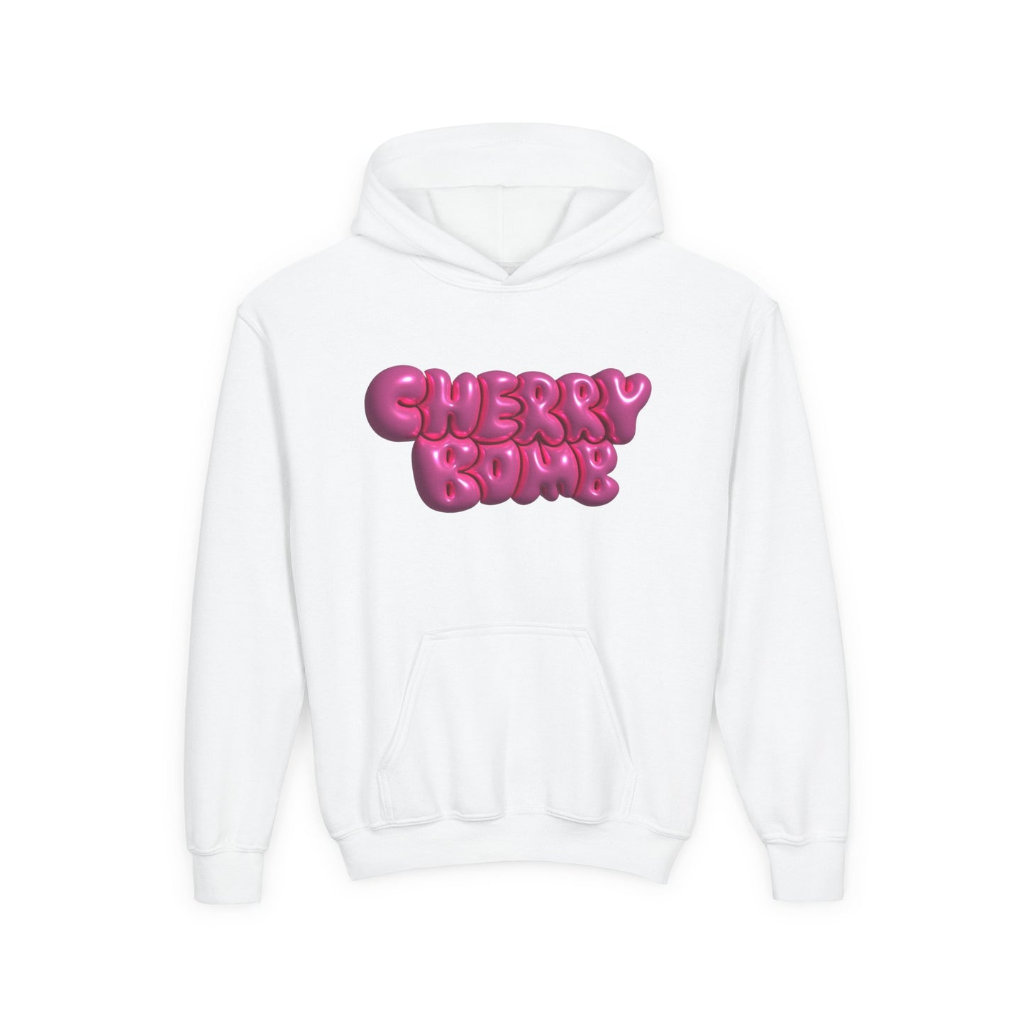 Youth Heavy Blend Hooded Sweatshirt - Cherry Bomb