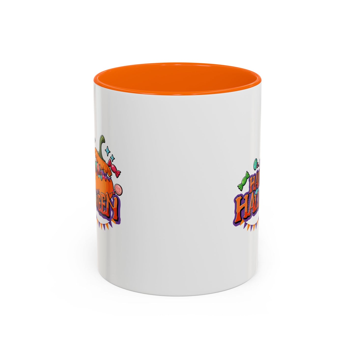 Accent Coffee Mug - Happy halloween banner