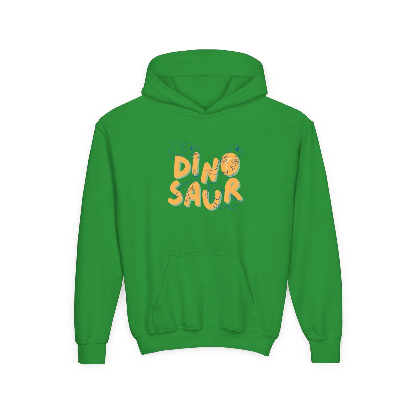 Youth Heavy Blend Hooded Sweatshirt - Dino-saur