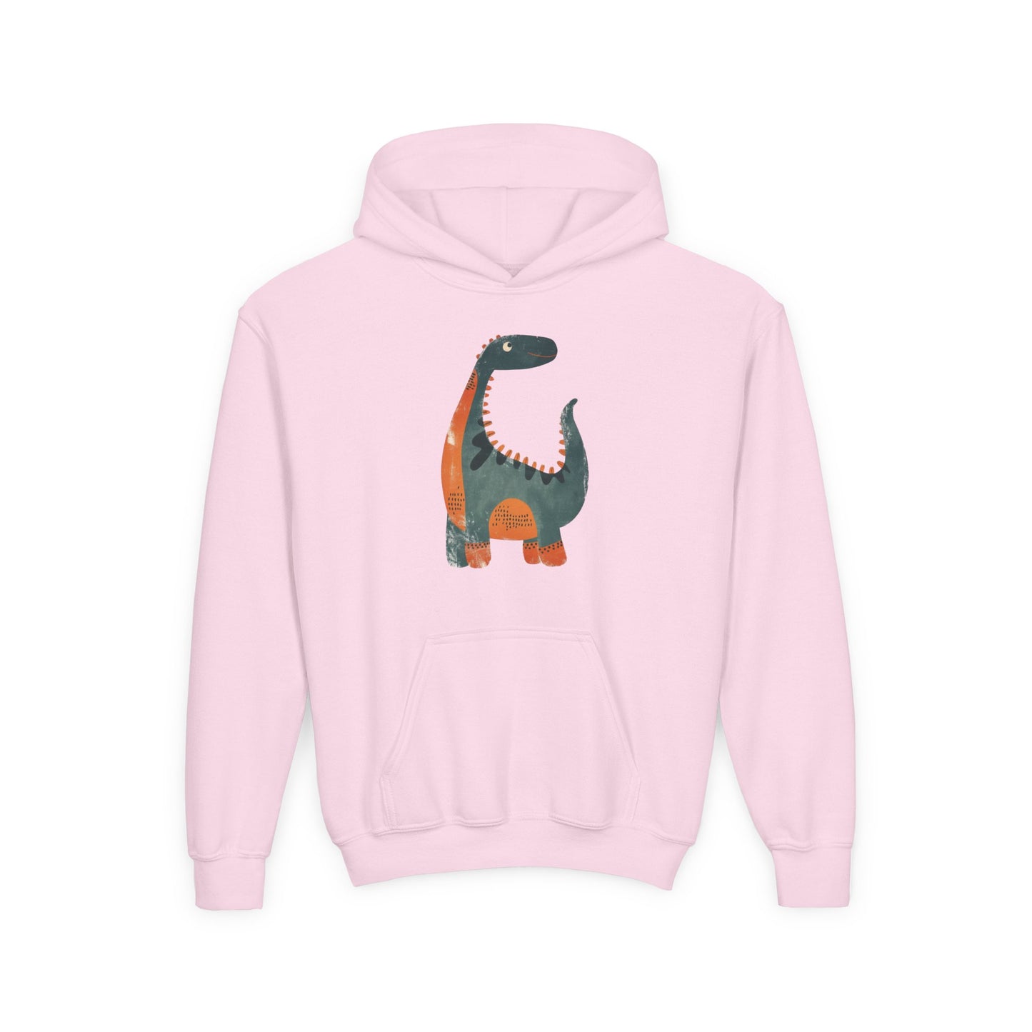 Youth Heavy Blend Hooded Sweatshirt - Whimsical Dinosaur