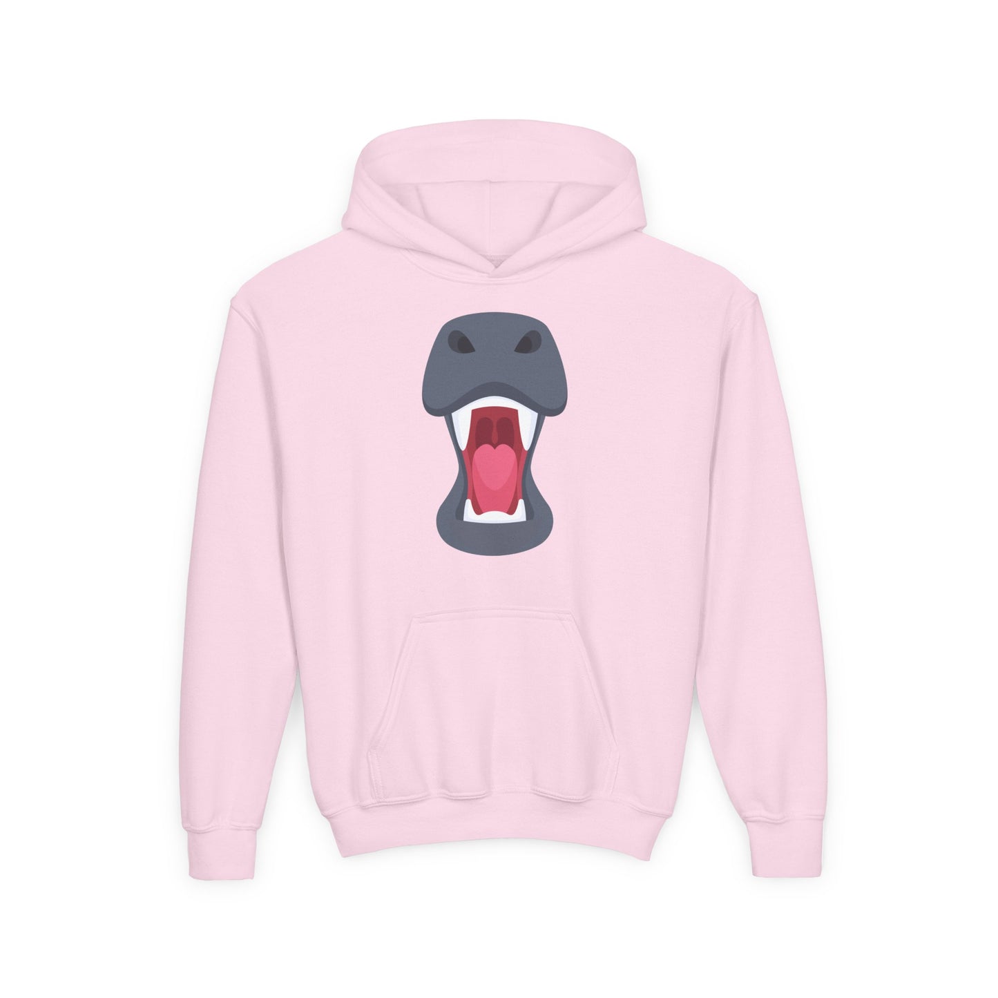 Youth Heavy Blend Hooded Sweatshirt -  Rhinos face