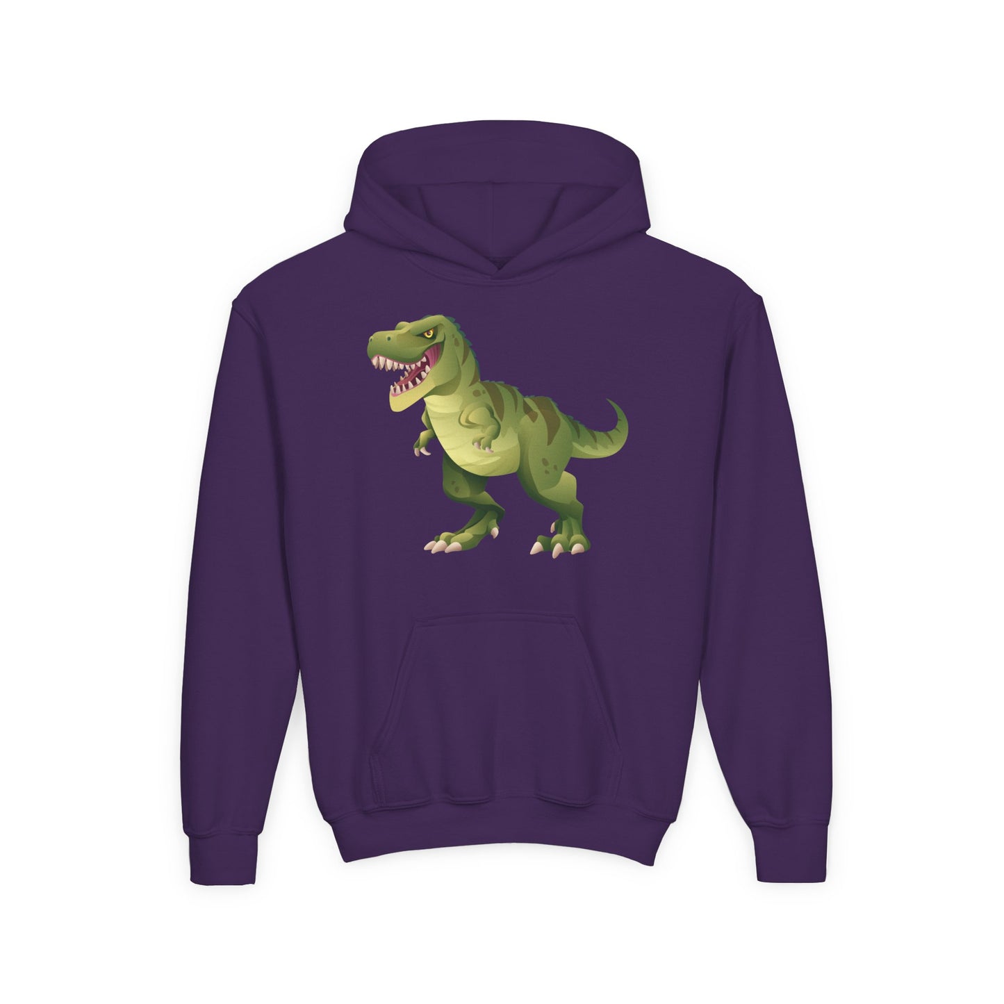 Youth Heavy Blend Hooded Sweatshirt - Tyrannosaurus