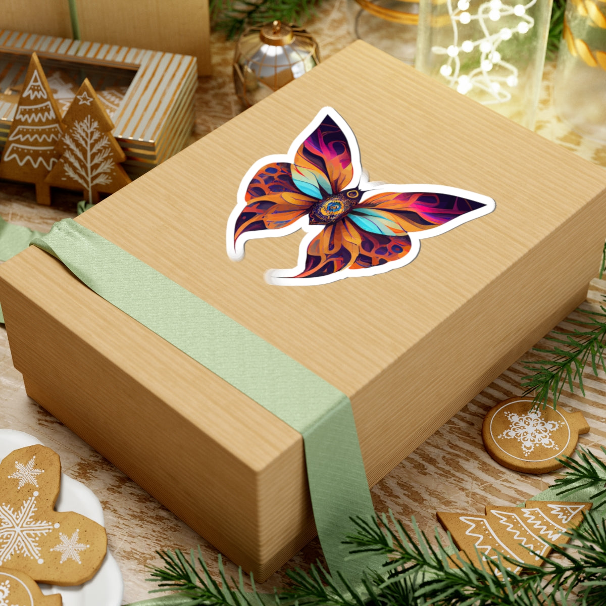 Kiss-Cut Vinyl Decals - beautiful butterfly