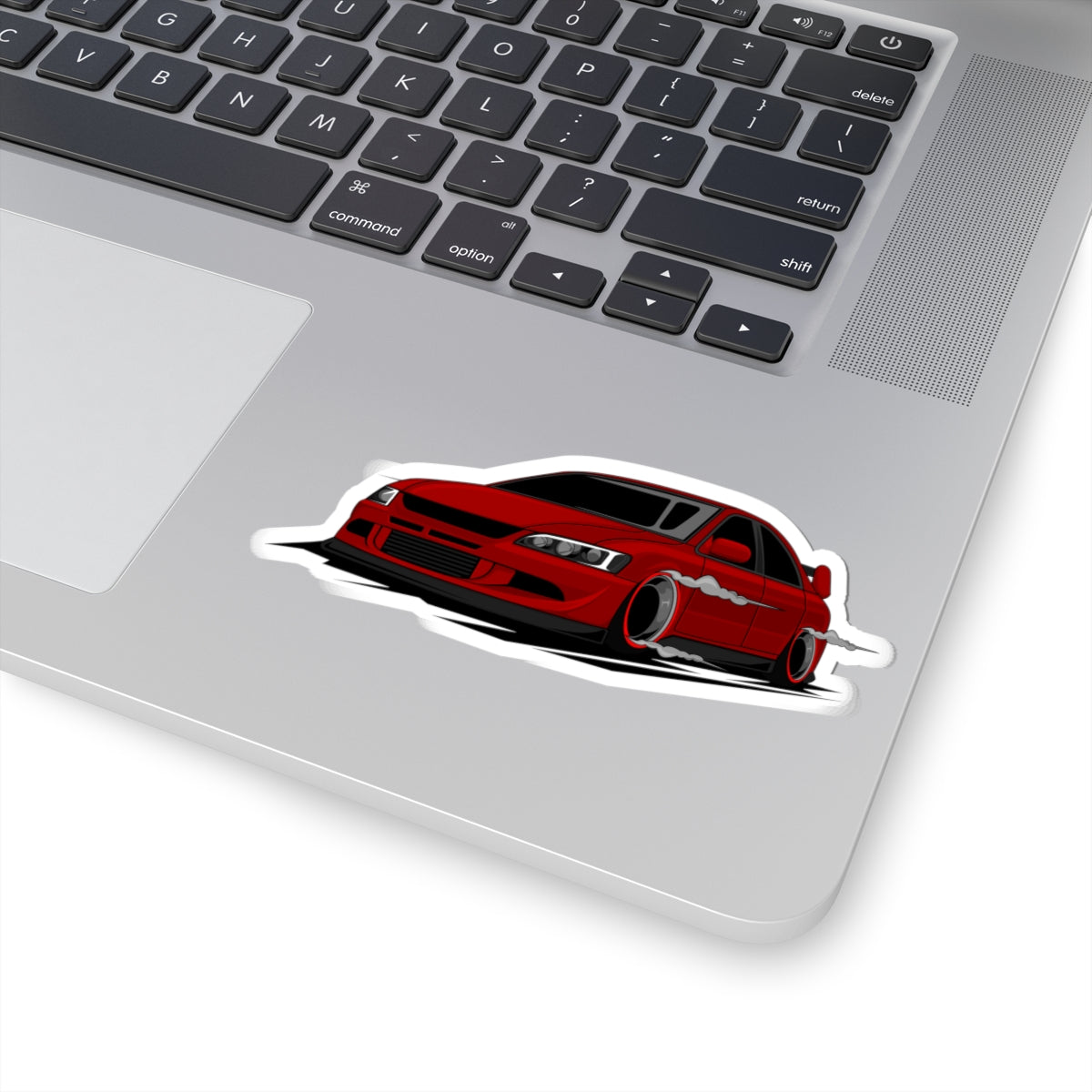 Kiss-Cut Vinyl Decals - Red drift car