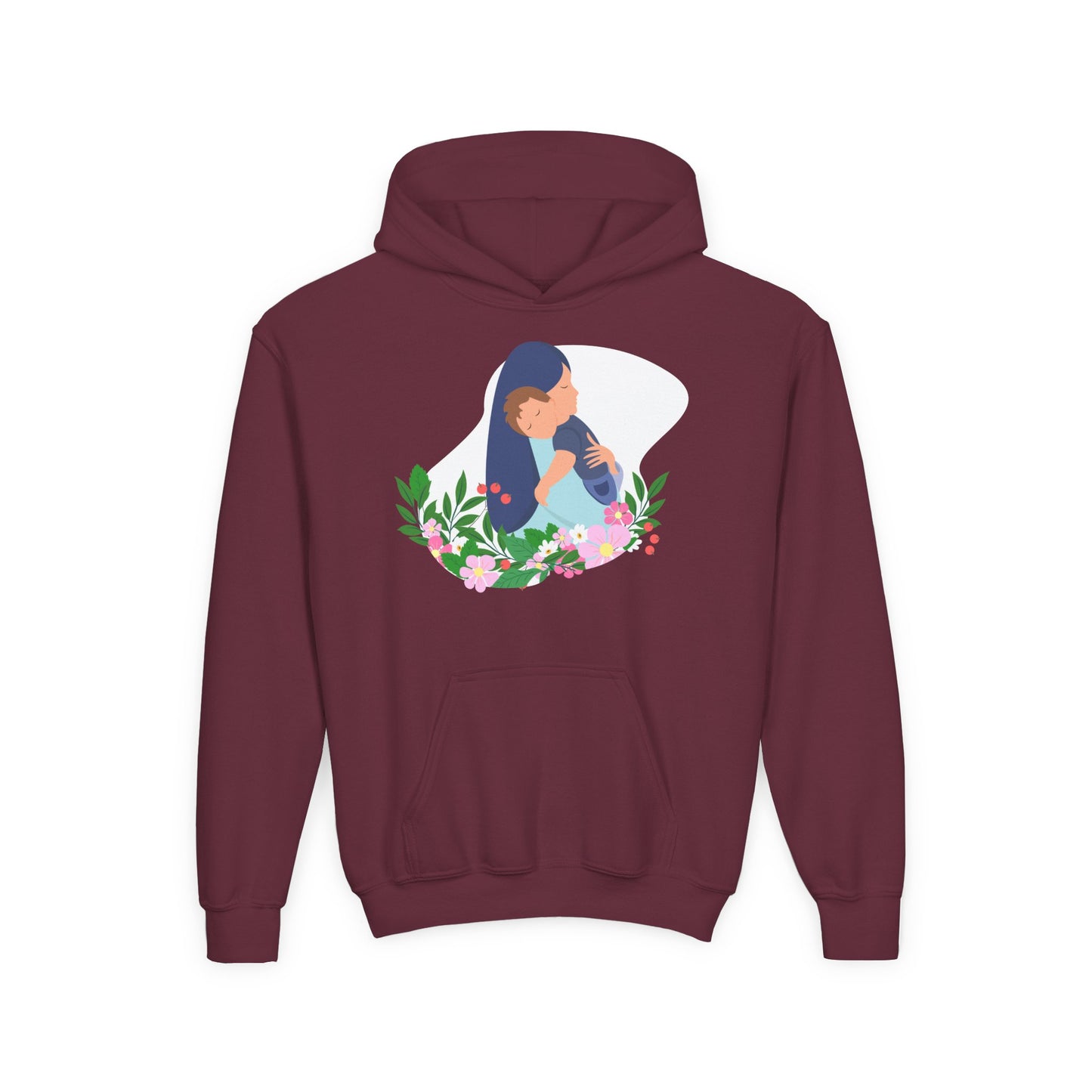 Youth Heavy Blend Hooded Sweatshirt - Mothers love