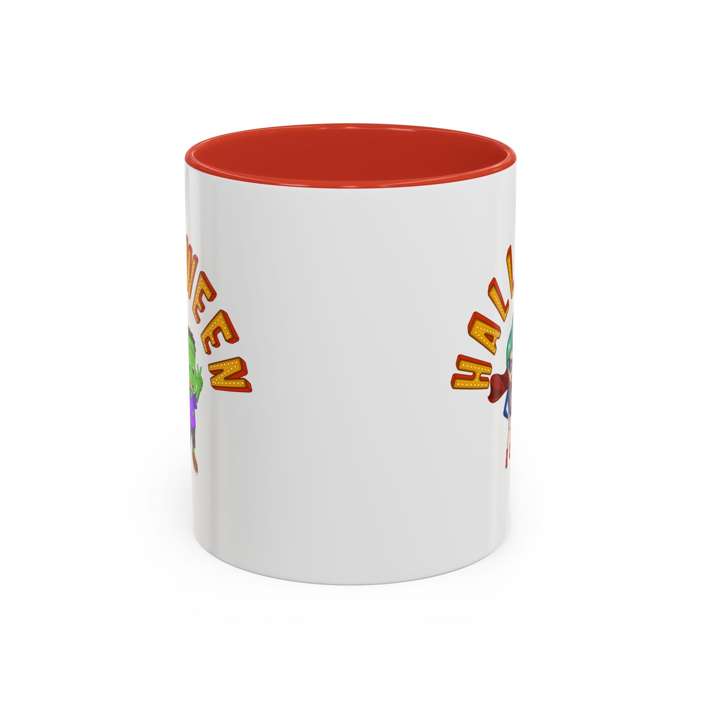 Accent Coffee Mug - Holloween with super kiddo